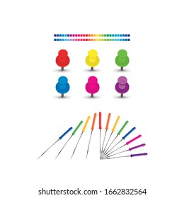 safety pin vector, safety pin isolted, safety pin icon, safety pin paper