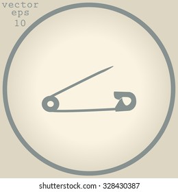 safety pins silhouettes 