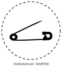 safety pins silhouettes