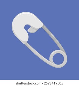Safety Pins vector Illustration. Pins icon vector. closed safety pins