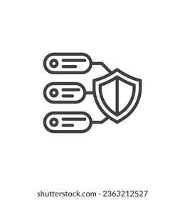 Safety practices line icon. linear style sign for mobile concept and web design. Safety regulations outline vector icon. Symbol, logo illustration. Vector graphics