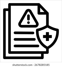 Safety Procedure Icon Element For Design