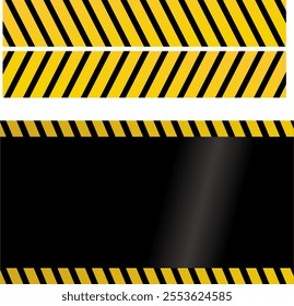 Safety Production Vector Yellow Minimalist Background Wallpaper Illustration