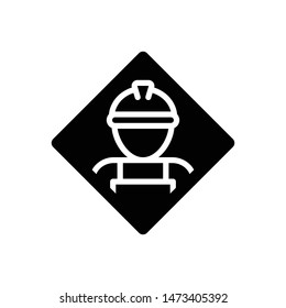 Safety protection vector black icon