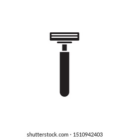 Safety razor icon isolated on white background