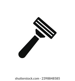 Safety razor icon isolated on white background