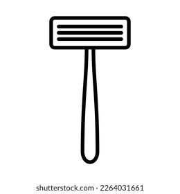 Safety Razor Icon Logo Design Vector Template Illustration Sign And Symbol Pixels Perfect