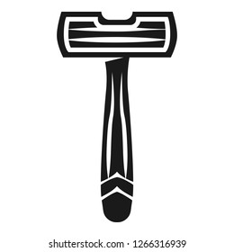 Safety razor icon. Simple illustration of safety razor vector icon for web design isolated on white background