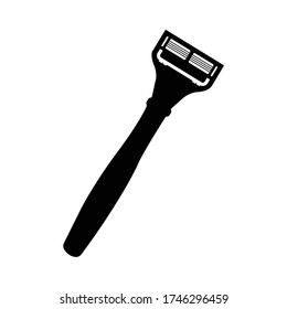 Safety razor icon. Razor vector icon. black vector icon isolated on white background razor. eps 10