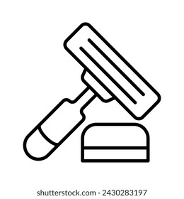 Diseño de vector de afeitadora de seguridad, vector bien diseñado de afeitadora