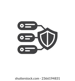 Safety regulations vector icon. filled flat sign for mobile concept and web design. Safety practices glyph icon. Symbol, logo illustration. Vector graphics