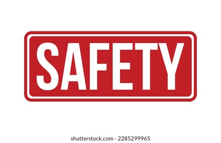 Vector de sello de goma de seguridad