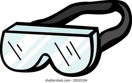 safety or scuba diving goggles