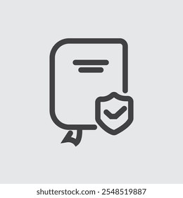 Safety, security, protection thin line icons. For website marketing design, logo, app, template, Vector illusstration.