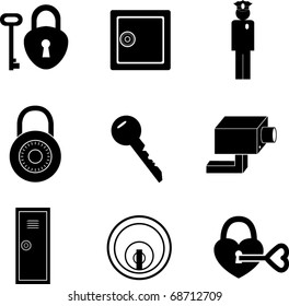 safety and security symbols mini set