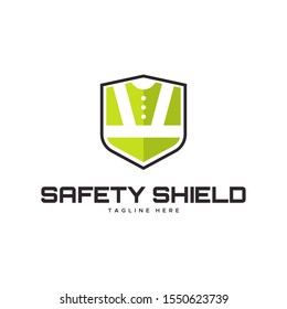 safety shield logo design unique