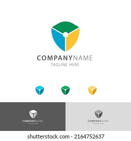 safety shield protection vector logo