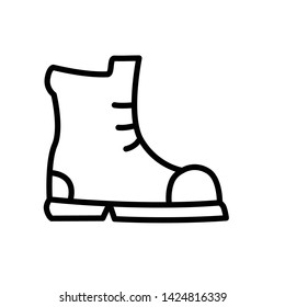 Safety Shoes Icon Vector Design