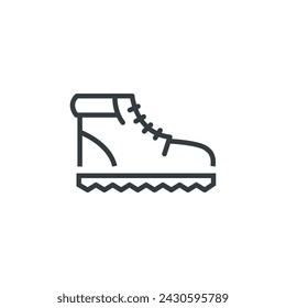 Safety shoes shoe construction security protection icon, vector illustration