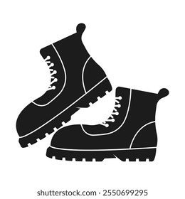 Safety Shoes vector icon. Protective boot shoes vector icon. Symbol, logo illustration.