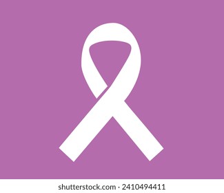 Safety Sign and Awareness Sign, Ribbon for Dangerous Disease and Serious Disease with Cancer Sign, Death Sign with Mourning Ribbon. Support Cancer icon and Show Sympathy to Cancer icon People Tumor
