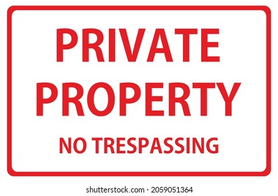 Safety Sign No Trespassing Sign Vector Stock Vector (Royalty Free ...