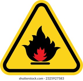 safety sign in vector art style