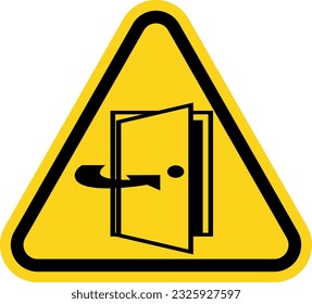 safety sign in vector art style