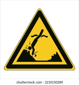 Safety Sign Warning Danger Submerged objects