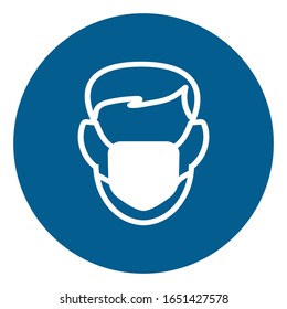 Safety Sign Wear Dust Mask