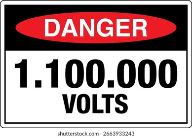 Señales de seguridad Marcado Estándares de etiquetas Peligro Electricidad eléctrica Electrocución 1100000 Voltios