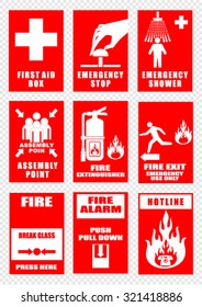safety sticker, vector
