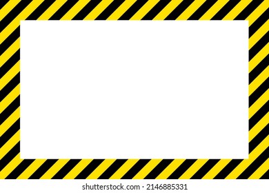 Safety Stripe Tape Vector Frame Stock Vector (Royalty Free) 2146885331 ...