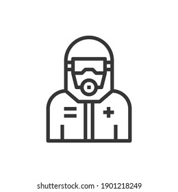 Safety Suit Icon Or Logo Vector Illustration