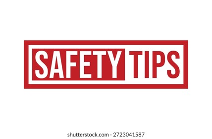 Letrero de consejos de seguridad con borde rojo y fondo blanco para conciencia y precaución
