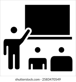 Safety Training Icon Element For Design