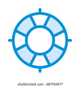 Safety tube icon