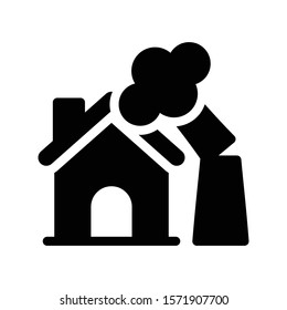 safety vector glyph flat icon 