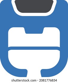 safety vector illustration isolated on a transparent background . glyph vector icons for concept or web graphics.