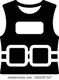 ilustración del vector de seguridad en un fondo transparente. Símbolos de calidad superior. Iconos vectoriales de glifos para diseño de conceptos y gráficos.