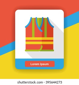 safety vest flat icon