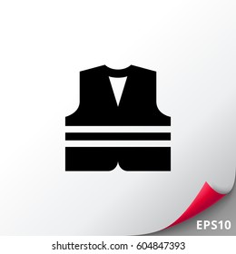 Safety vest icon