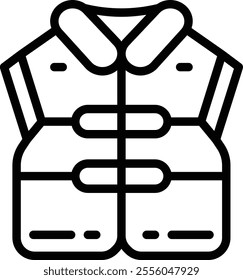 safety vest icon. Protect your body while working