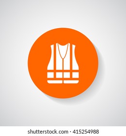 Safety vest icon - Vector