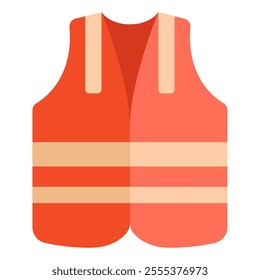 Safety vest icon for web, app, infographic, etc