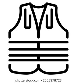 Safety vest icon for web, app, infographic, etc