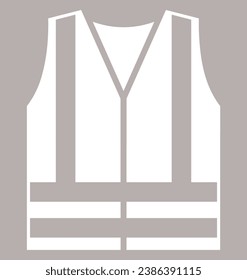 Safety vest jacket  Worker uniform | Professional protective clothes white |  Construction workers clothing