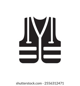 Safety Vest silhouette,Safety Vest  icon