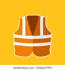 safety vest vector in red and green colors that can be used in any design