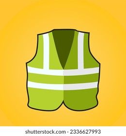 safety vest vector in red and green colors that can be used in any design